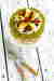 Torcik szpinakowy z waniliowym kremem i owocami (bez glutenu, nabiału, cukru)