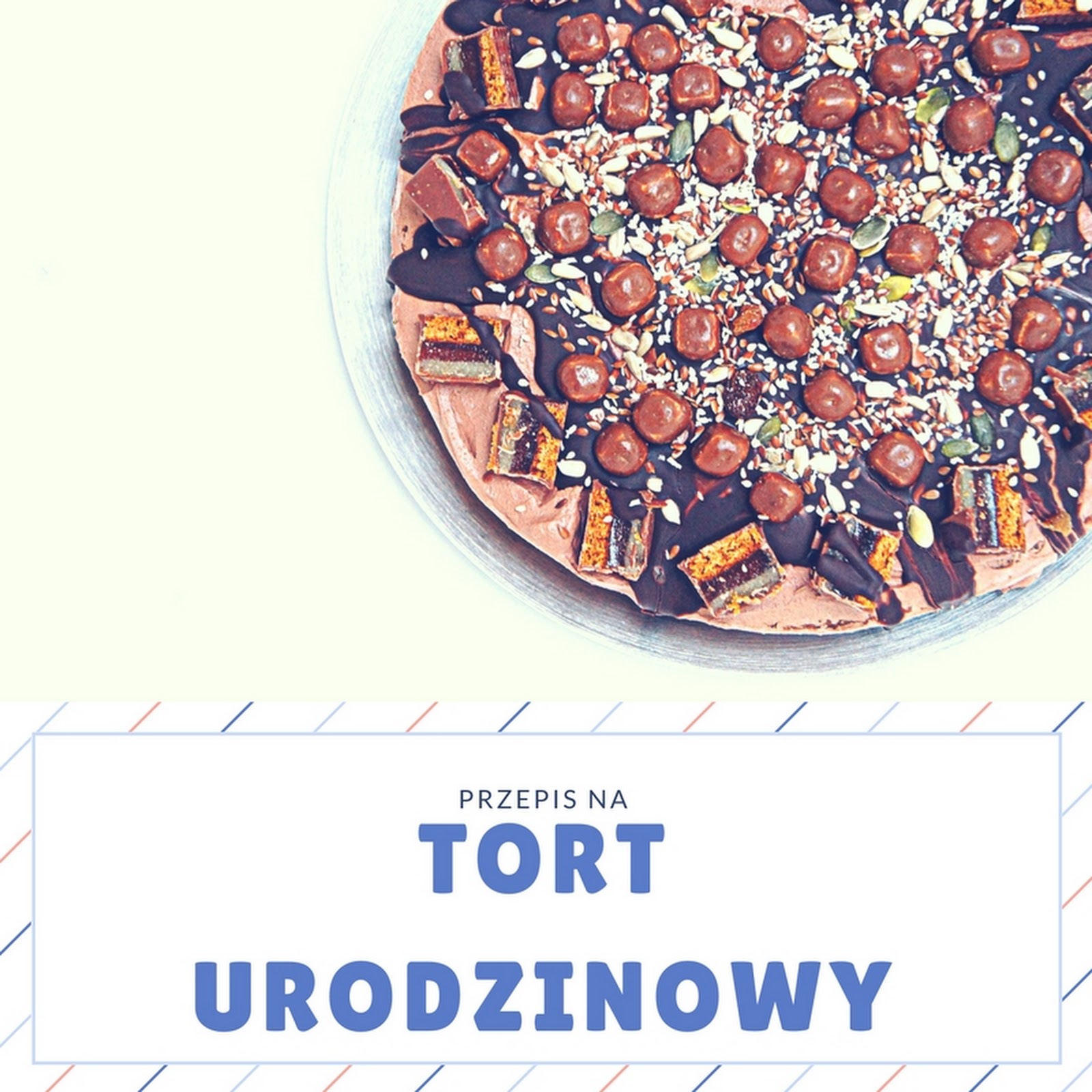 Tort urodzinowy mocno czekoladowy