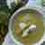 zupa krem z groszku cukrowego i ziemniaków