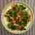 Salatka z kozim serem, orzechami, pomidorem i papryką