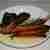Żeberka z dzika z glazurowanymi marchewkami i puree ziemniaczano-selerowym