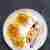 Dekonstrukcja Rogala Marcińskiego: białe makówki, karmelowa tafla z orzechami, ciastko sablé, pomarańczowa bita śmietana, karob