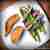 Stek na szparagach z zielonym pesto i batatem