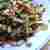 Fasolka szparagowa z bułką tartą, kolendrą i orzechami ziemnymi