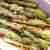 Szparagi zielone pieczone pod panierką z bułki tartej i parmezanu