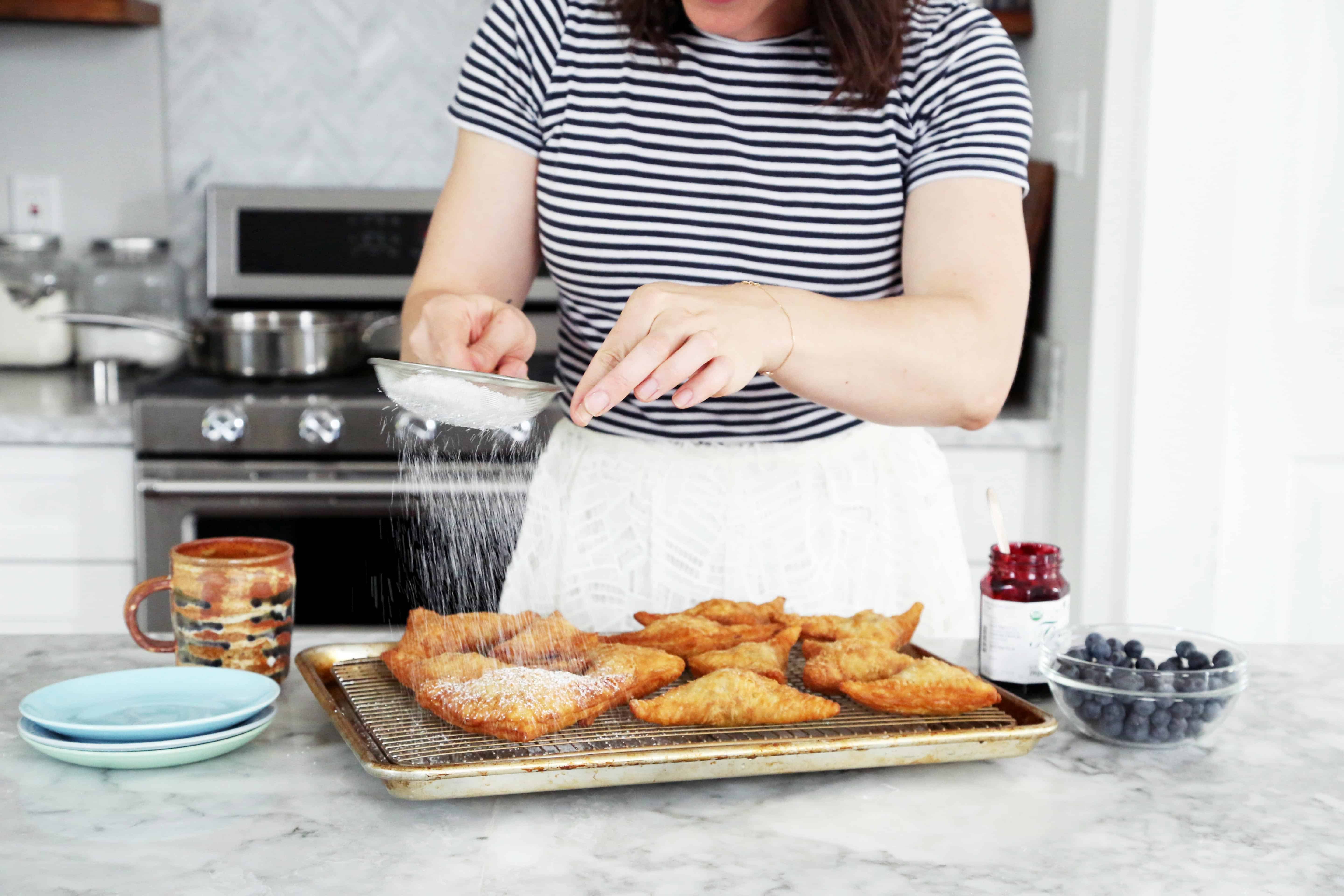 Fried Blueberry Hand Pies