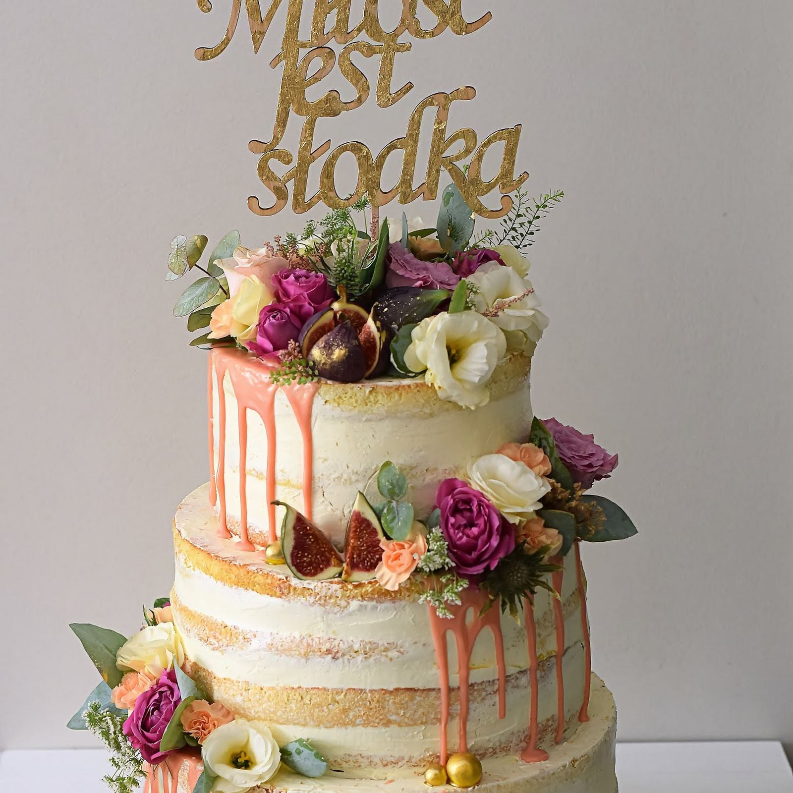 NAKED WEDDING CAKE (TORT WESELNY)