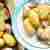 Ziemniaki pieczone z kurczakiem, czosnkiem i tymiankiem