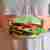 Orkiszowe bułki hamburgerowe (w wersji klasycznej i niebieskiej)