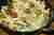 Makaron z klopsikami w sosie szpinakowo – serowym