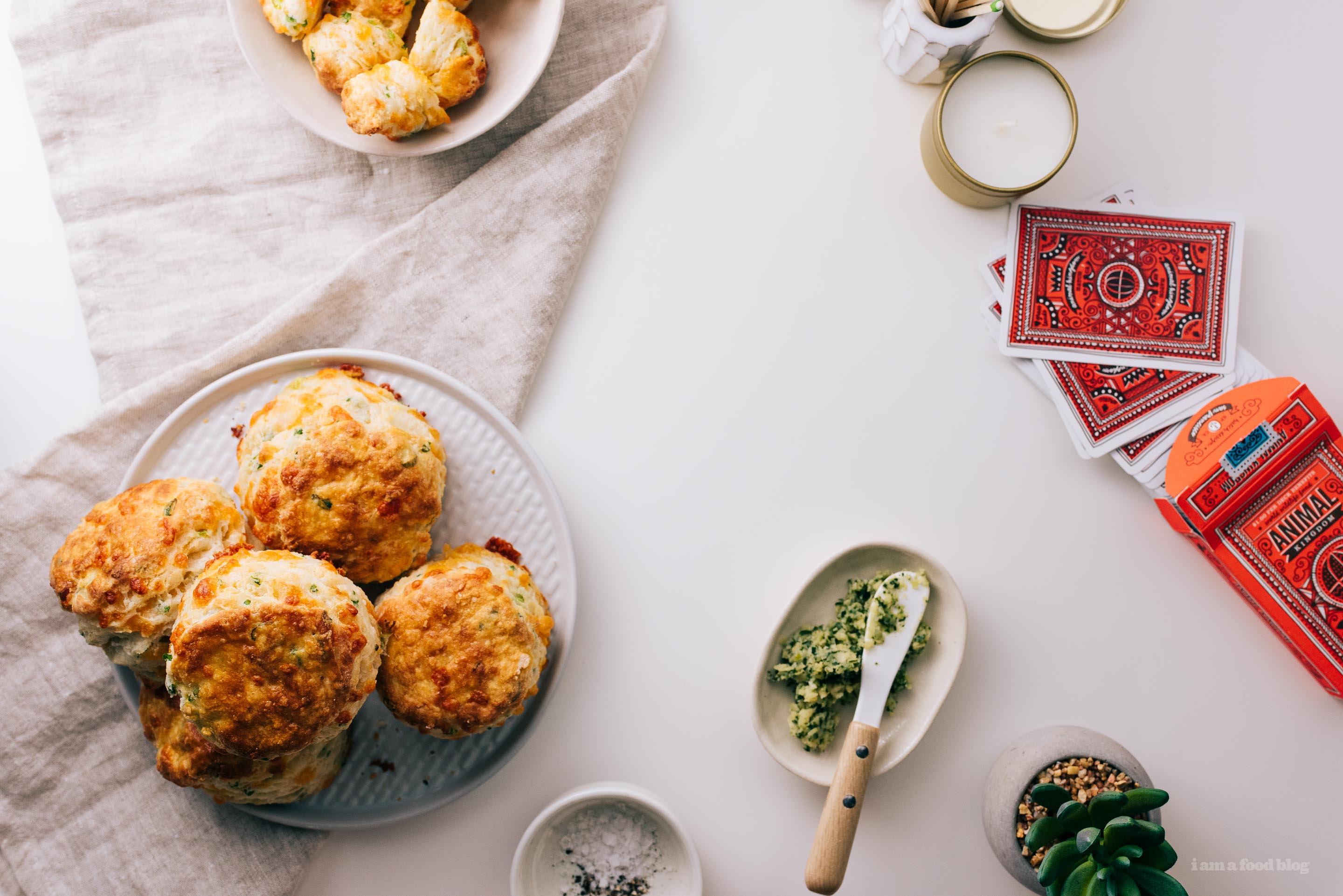Extra Flaky Sky High Cheddar Scallion Biscuits