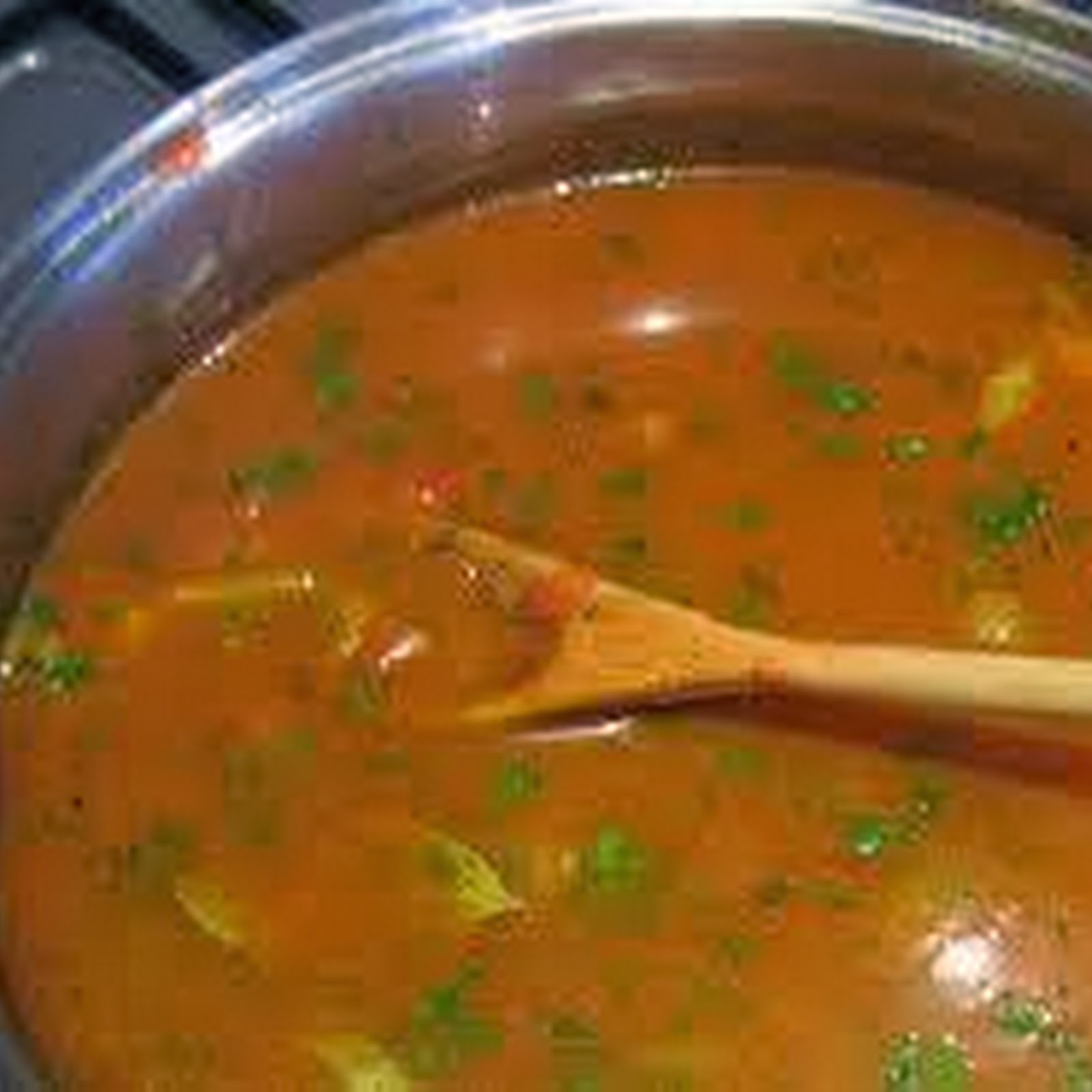 Algierska zupa tymiankowa - Hrira b'z-za'ter
