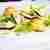 Polędwiczka z indyka w sezamie z gorgonzolą, gruszką i parmezanowymi ślimakami