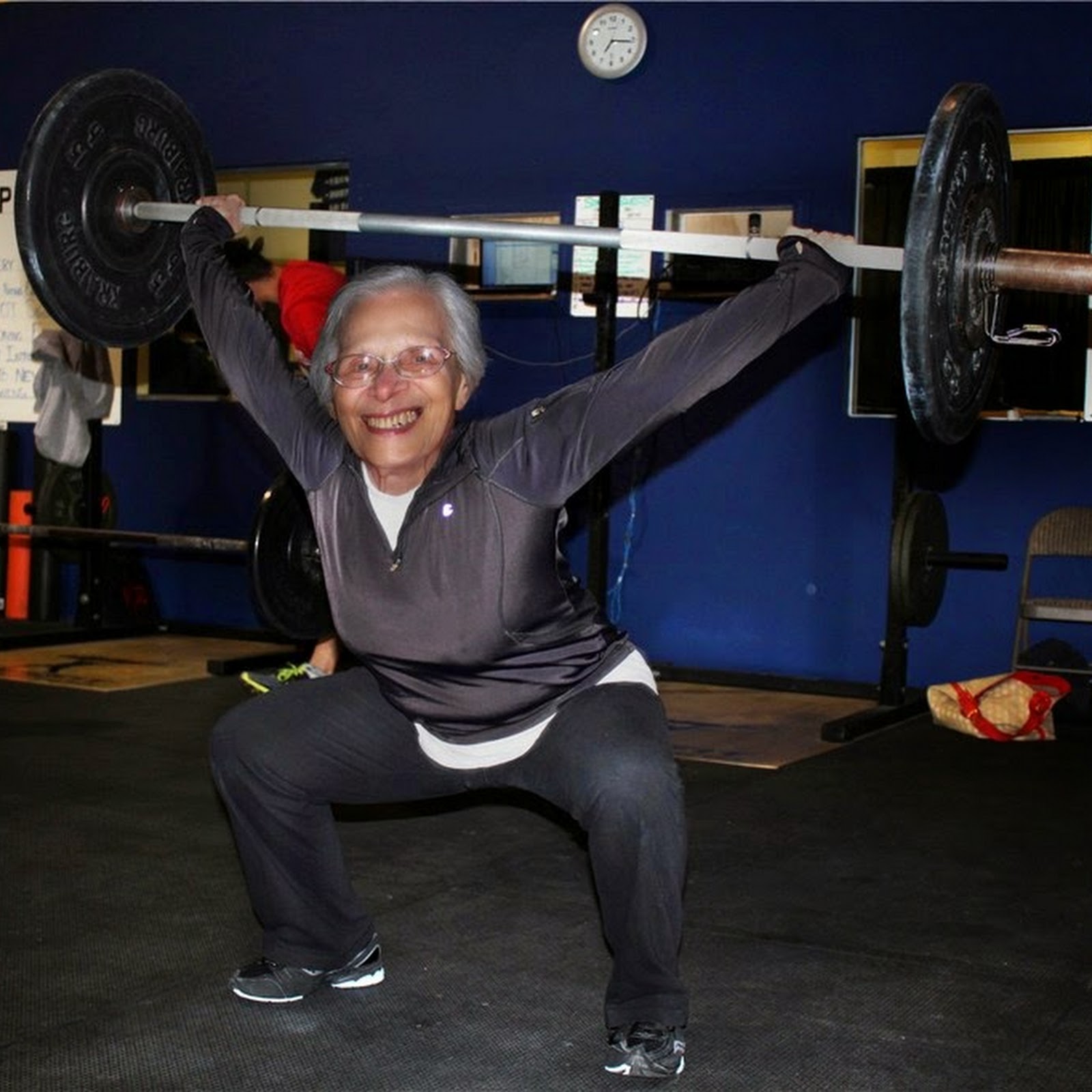Jaka chciałabym być na starość- czyli babcia na siłowni