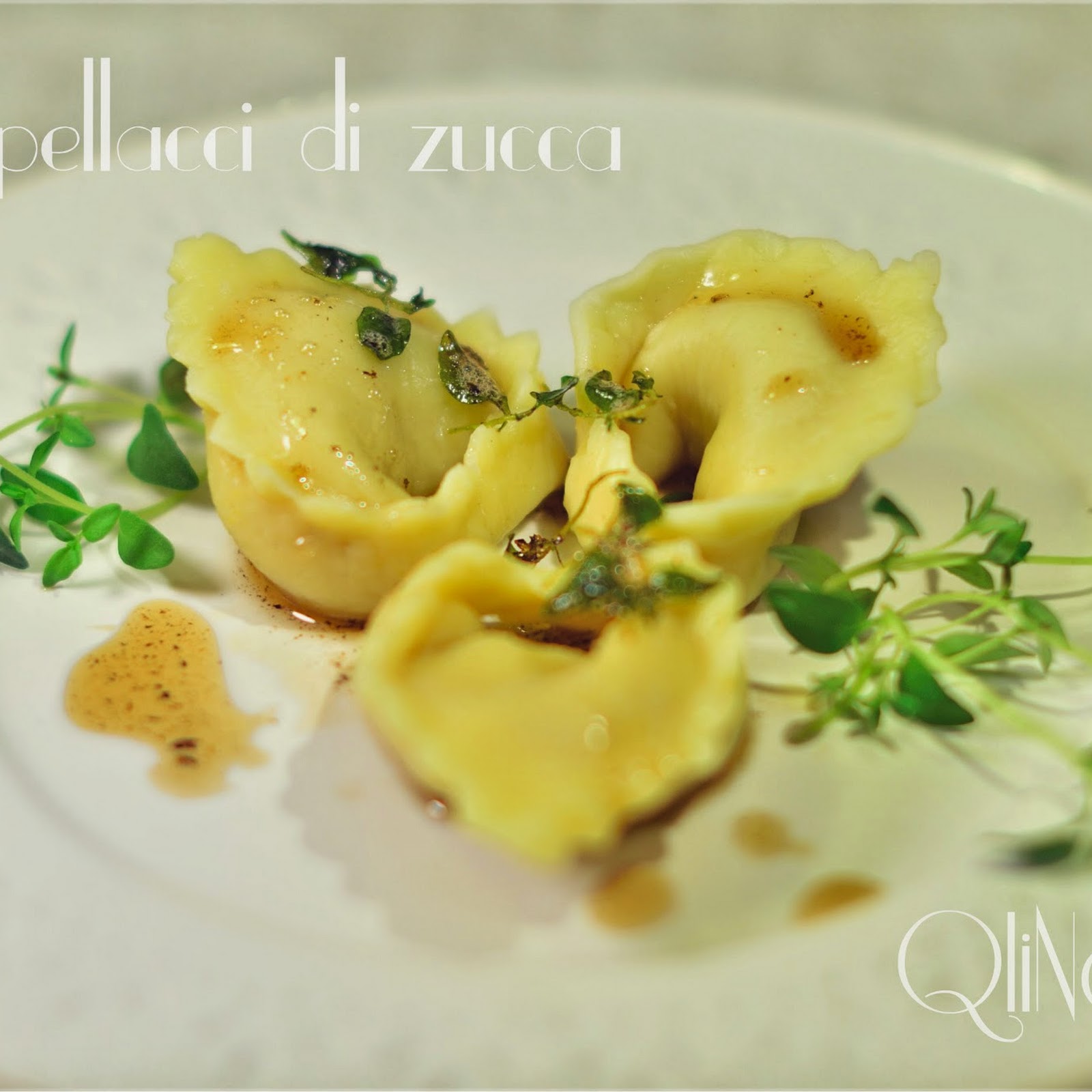 Tortelloni z dynią, czyli Cappellacci di zucca