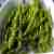 Zielone szparagi pieczone z oliwą kurdybankową