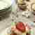 Jogurtowe babeczki z truskawkami i jaglanym kremem Rafaello 