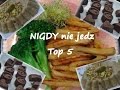 Top 5 zakazanych produktów w zdrowej diecie!