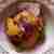 Grillowany schab pod nektarynkową kołderka.
