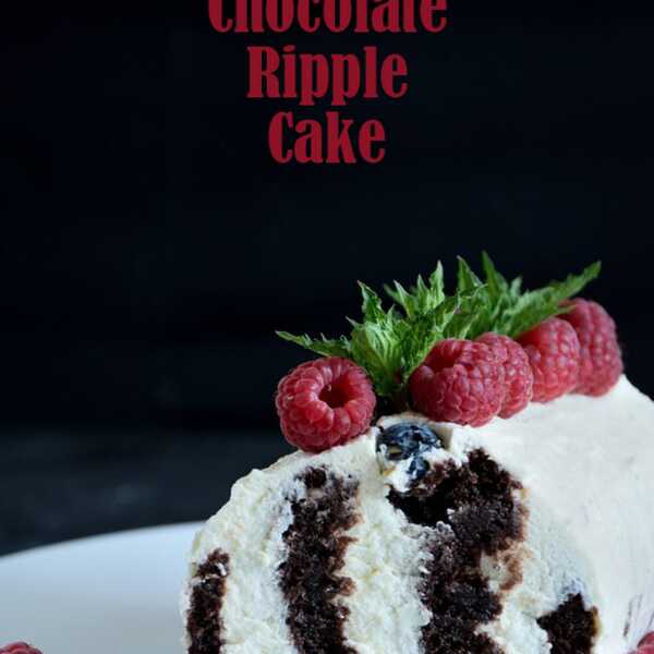 Ciastka 'Choc Ripple' i australijski 'Chocolate Ripple Cake'
