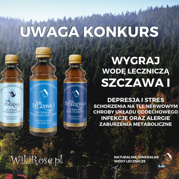 Konkurs - do wygrania woda lecznicza z litem 