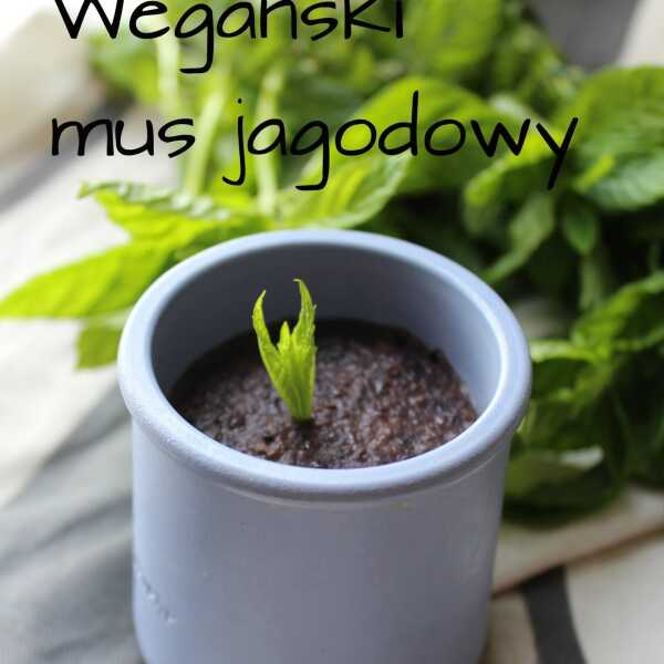 Wegański mus jagodowy (bez cukru)