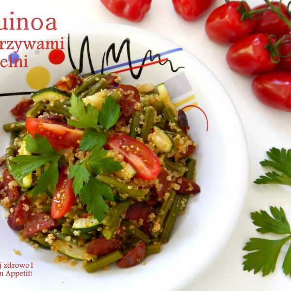 Quinoa z patelni z warzywami