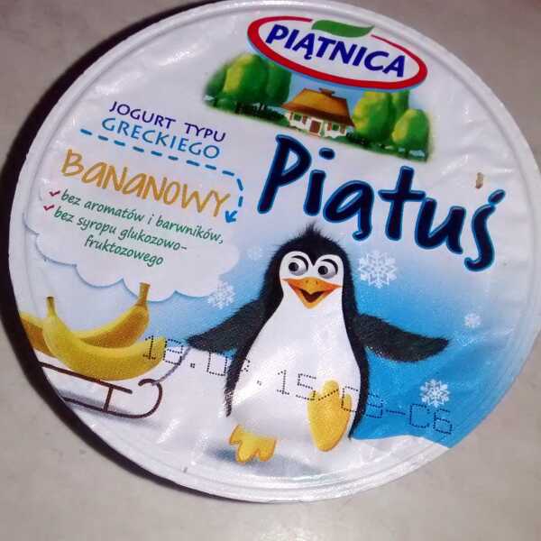 Piątuś bananowy - jogurt typu greckiego, Piątnica - recenzja produktu