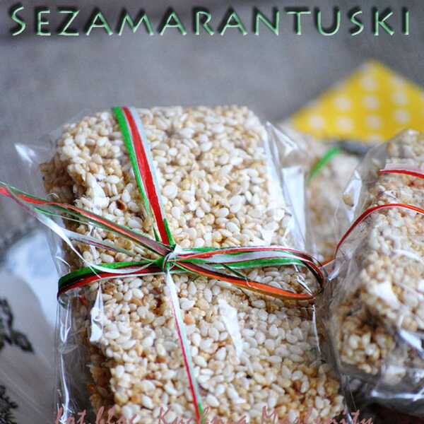 Sezamarantuski- sezamki z amarantusem