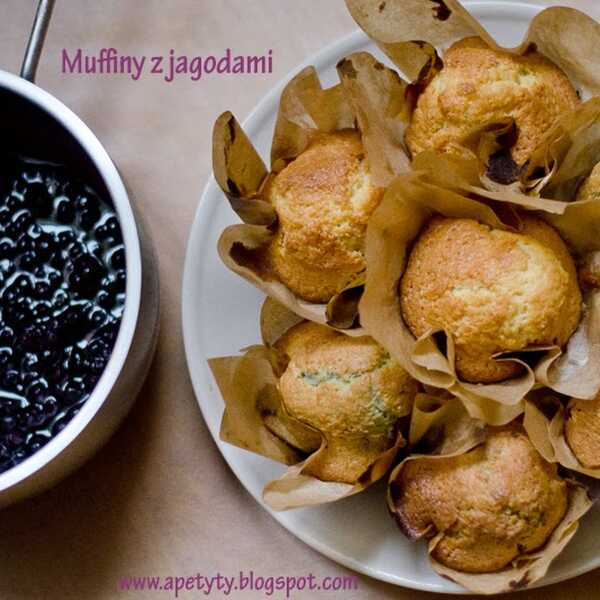 Muffiny jagodowe