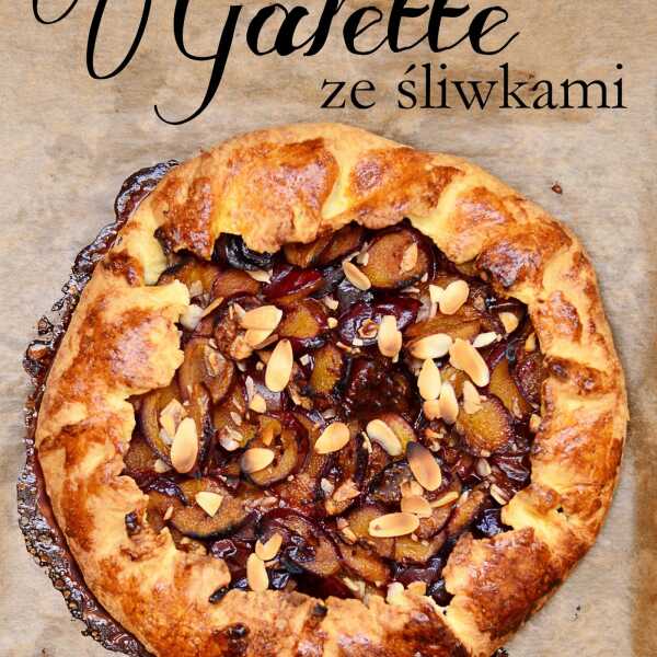 Galette ze śliwkami