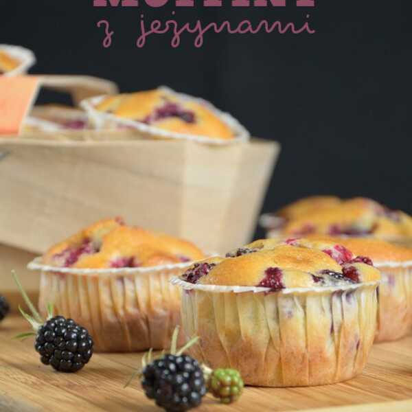 Muffiny z jeżynami