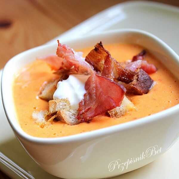 Zupa krem paprykowo- pomidorowa 