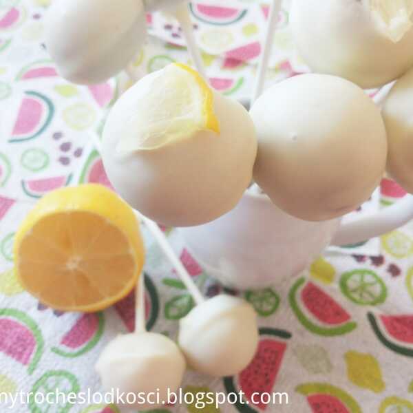 Cytrynowe cake pops