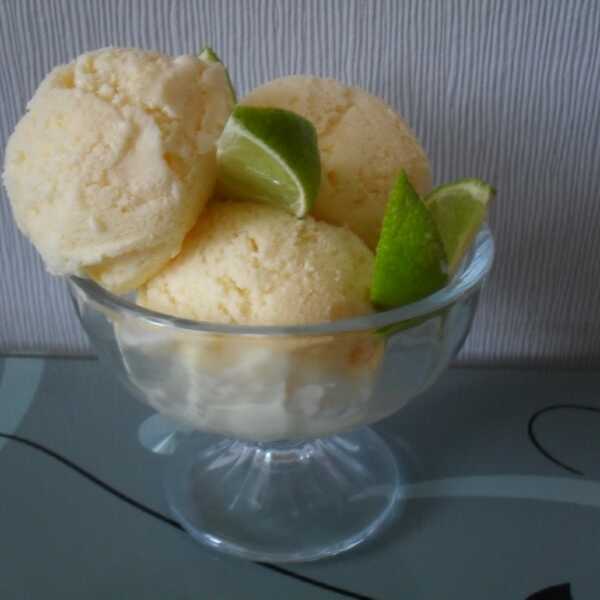 Domowe lody limonkowe