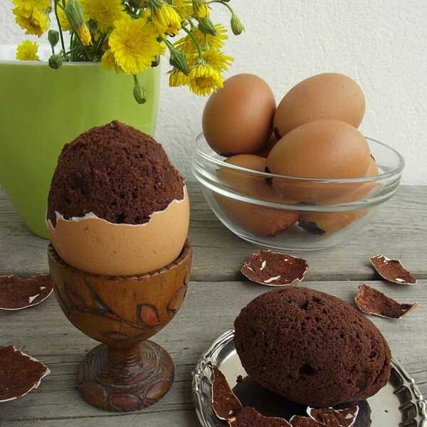Brownies w skorupce z jajka