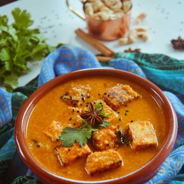 Tofu w sosie curry