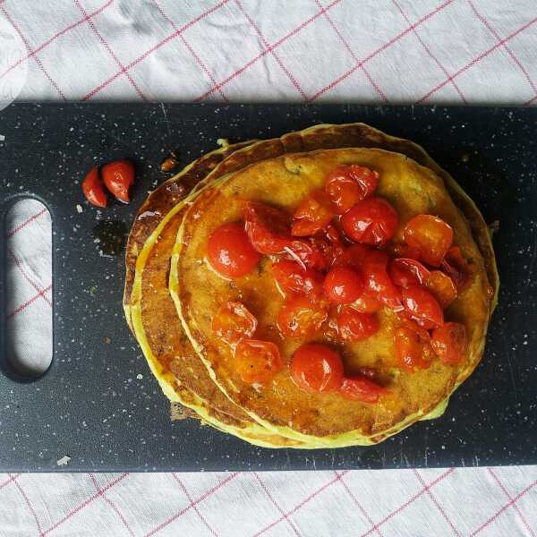 Bazyliowe pancakes na jogurcie