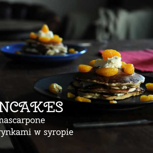 Pancakes z mascarpone i mandarynkami