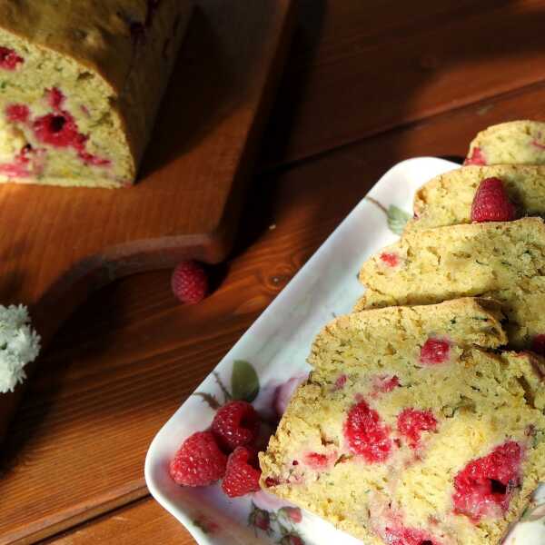 Ciasto malinowo-cukiniowe / Raspberry Zuccini bread 
