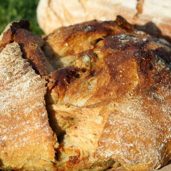 Chleb jęczmienny z owczym serem i kminkiem - Wrześniowa Piekarnia