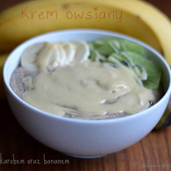 Krem owsiany z tofu. 