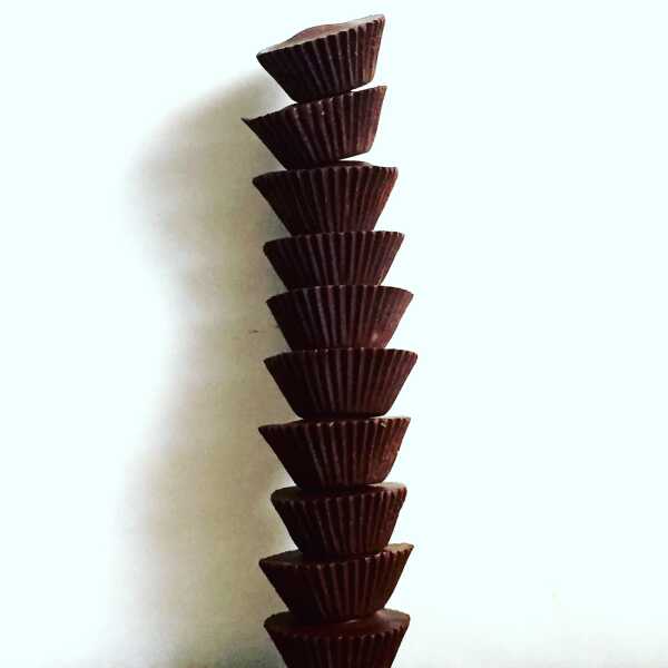 Wegańskie peanut butter cups