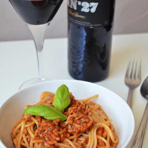 Spaghetti a'la bolognese na szybko