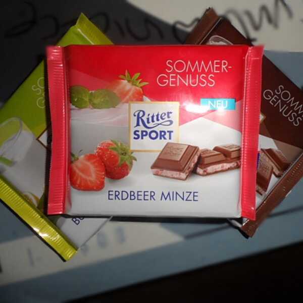 Ritter Sport, Sommer-genuss Erdbeer Minze