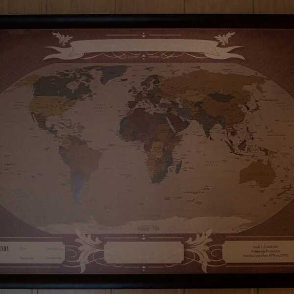 Mapa podróży po świecie