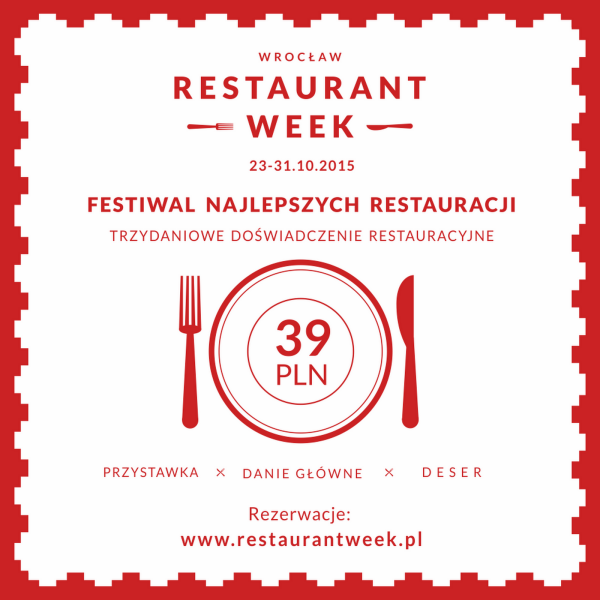 Festiwal - Restaurant Week Polska | 3 dania za 39 zł