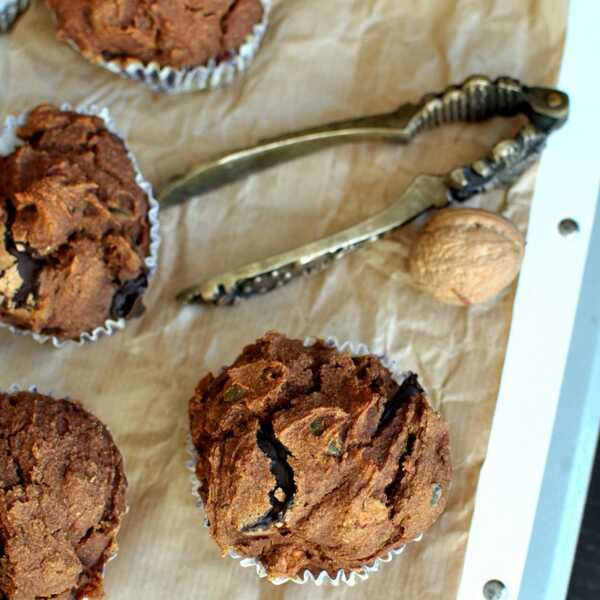 Dyniowe muffiny z przyprawami bezglutenowe