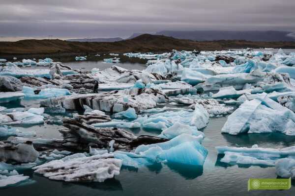 Islandzkie laguny lodowe Jökulsárlón i Fjallsárlón