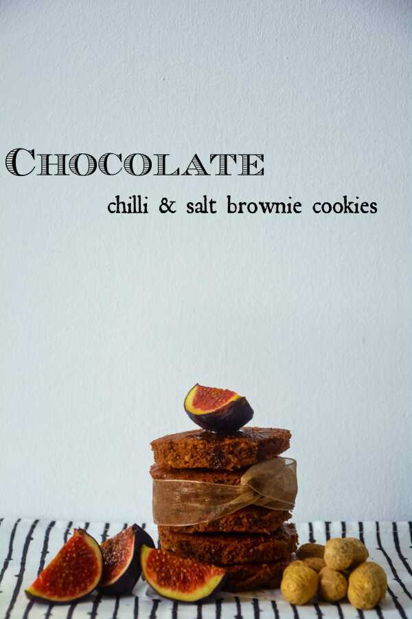 Salt & chilli brownie cookies